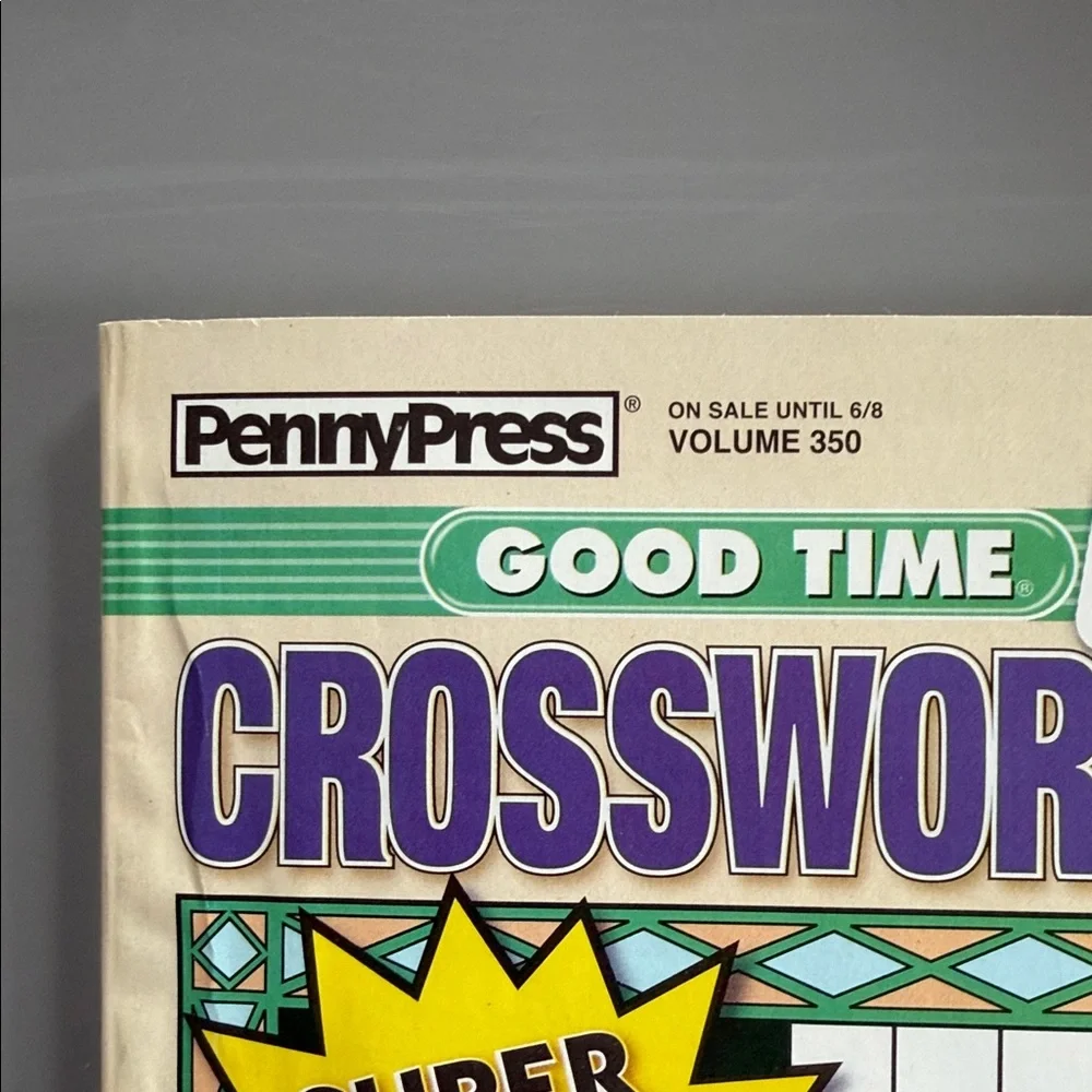 Good Time Crosswords Puzzle Book Set - Blue, Cream, Purple - Picture 9 of 16